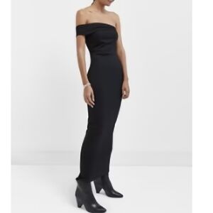 The Plaza:  Chic One-Shoulder Black Dress